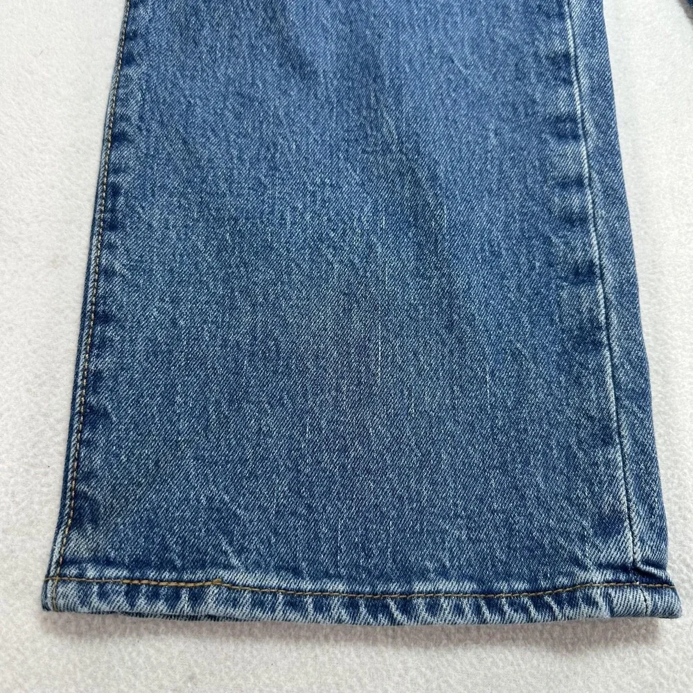 Levi's 501 Jeans Mens 36x31 Blue Regular Straight Denim Button Fly Casual Modern